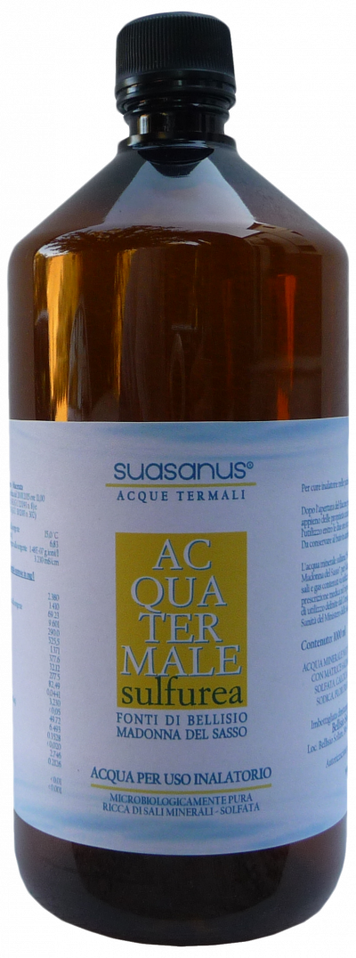 Acqua Termale Suasanus per inalazioni (6 bottiglie)